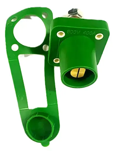 [184-01-092] CONECTOR CAMLOK CHASIS MACHO VERDE STEM